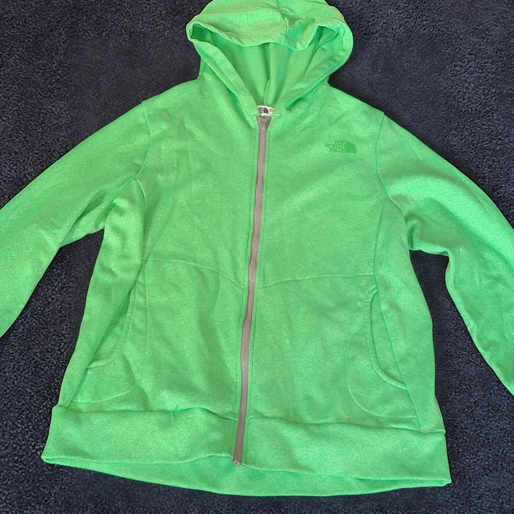 The north face zip up jacket size xl